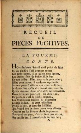 Recueil De Nouvelles Poésies Galantes, Critiques, Latines Et Françoises, 1