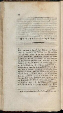 Siebenter Abschnitt