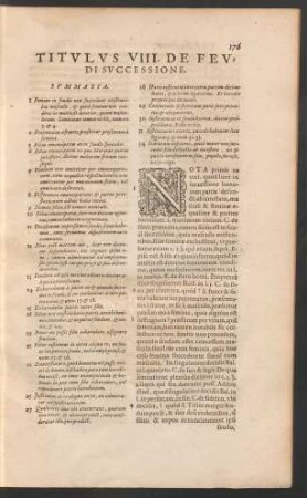 Titulus VIII. De Feudi Successione.