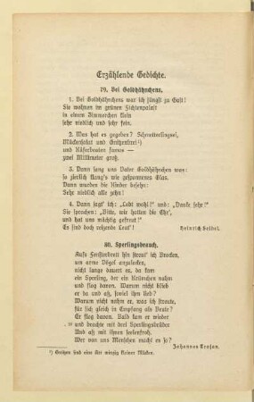 Erzählende Gedichte