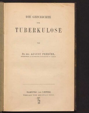Die Geschichte der Tuberkulose
