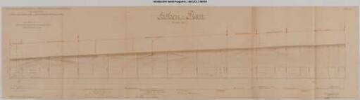 Gleisanschluss Geldmacher, Höhen-Plan, km 0,0 - 1,1