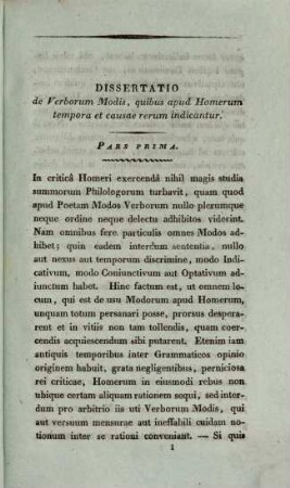 Acta philologorum monacensium. 1,1, 1,1. 1812