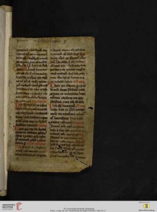 Fragment: Brevier