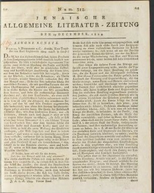 Num. 312. Den 29. December 1804