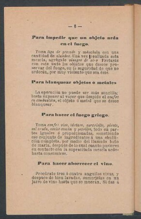 Para impedir que un objeto arda en el fuego