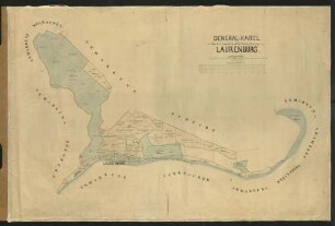 Generalkarte - von der consolidierten Gemarkung - Laurenburg
