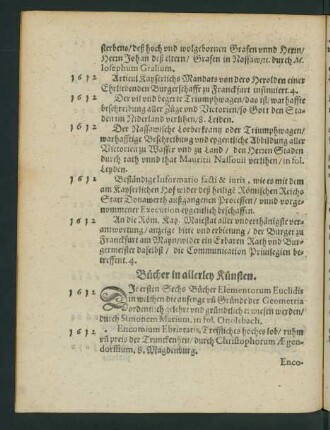 Bücher in allerley Künsten.