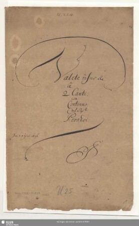 Valete risus valete cantus - Mus.1738-E-529 : S (2), bc