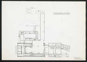 Nationaltheater, München Wiederaufbau: Gesamtplanung Grundriss Balkongeschoss