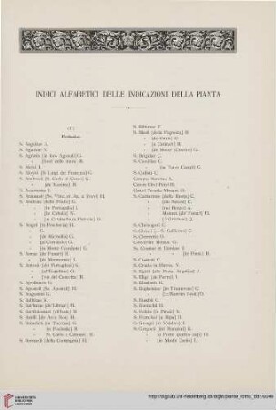 Indici alfabetici delle indicazioni della pianta