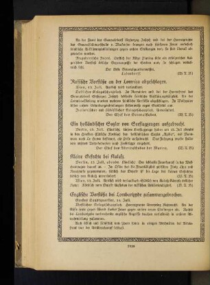 Russische Vorstöße an der Lomnica abgeschlagen.