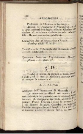 §. IV. Medicina