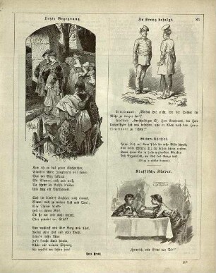 "Letzte Begegnung" "Zu streng befolgt" "Klassische Kinder"