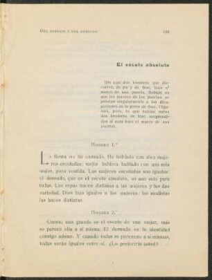 El escote absoluto