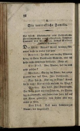 8. Die vortreffliche Familie.