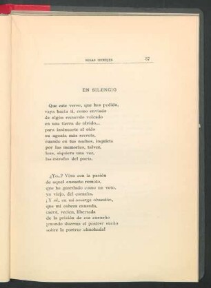 En silencio
