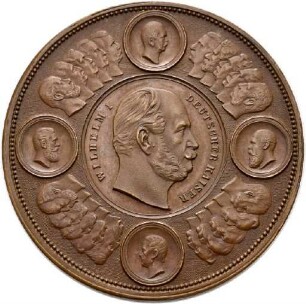 Medaille auf das 25-jährige Jubiläum des Sieges über Frankreich