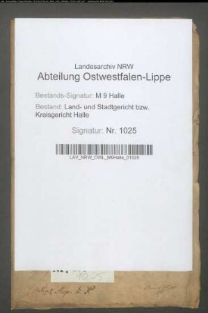 Legitimation des Erben des Jobst Heinrich Plümer zu Brockhagen
