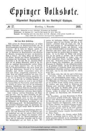 No. 17, 07.11. 1868