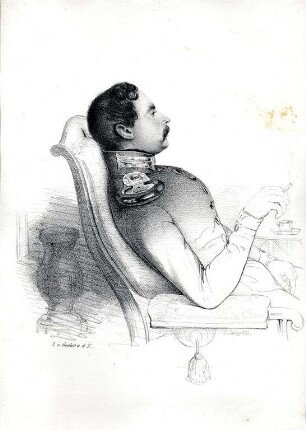 Album der Tischgesellschaft im Darmstädter Hof. Lieutenant Wirth