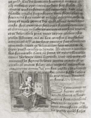 Miniatur und Text, fol. 7r
