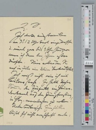 Brief an Fritz Simrock