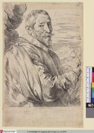 Judocus de Momper [Porträt des Landschaftsmalers Joos de Momper; Joos de Momper; Portret van Joos de Momper]