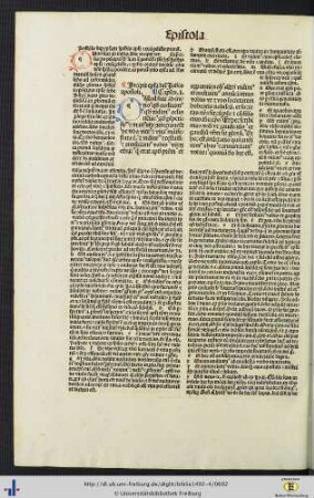 Epistola beati Johannis apostoli cum postilla