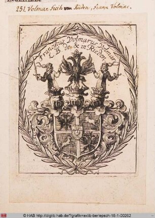 Wappen des Franz Volmar von Rieden