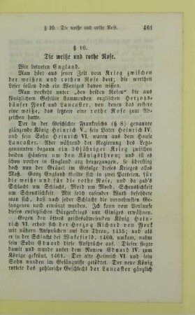 10. Die weiße und rothe Rose