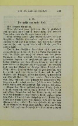 10. Die weiße und rothe Rose