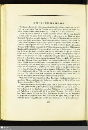 Höfische Vergnügungen