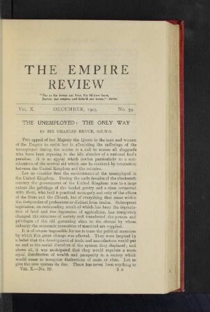 Vol. X. December, 1905. No. 59.