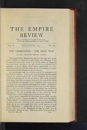 Vol. X. December, 1905. No. 59.