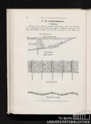 F. Die Uferbefestigungen.