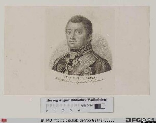 Bildnis Carl August von Alten (1815 Graf)