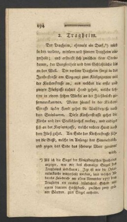 2. Tragheim