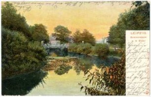Leipzig : Sommerabend a. d. Elster