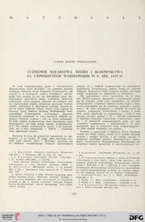 24: Uczniowie malarstwa, rzeźby i budownictwa na Uniwersytecie Warszawskim w r. szk. 1829/30