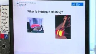 Inductive Heating with Magnetic Materials inside Flow Reactors
