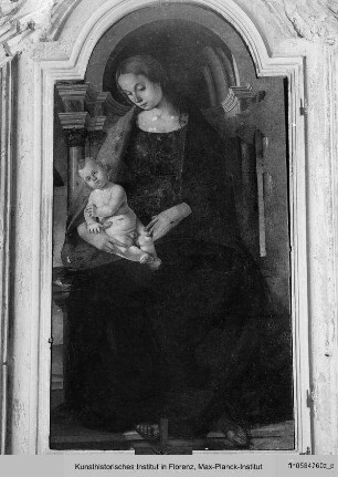 Thronende Maria mit Kind - Madonna della Misericordia