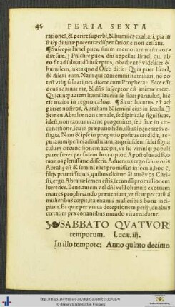 Sabbato Quatuor temporum