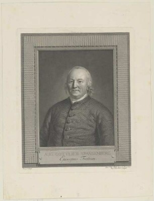 Bildnis des Aug. Gottlieb Spangenberg
