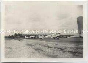 Flugzeug auf dem Flugplatz Erding