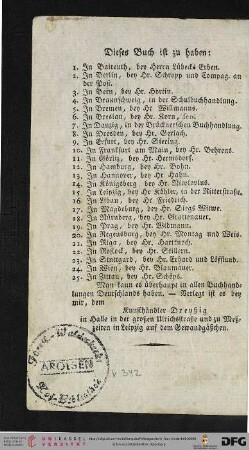 Dieses Buch ist zu haben: