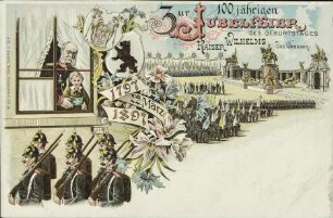 Zur 100jährigen Jubelfeier des Geburtstages Kaiser Wilhelms des Grossen.