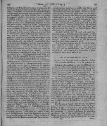 Mohnhaupt, E.: System der reitenden Artillerie. Leipzig: Baumgärtner 1823