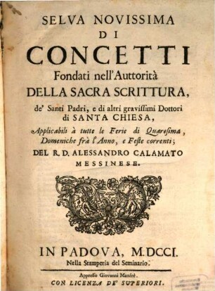 Nuova Selva di Concetti