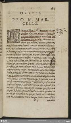 Oratio Pro M. Marcello